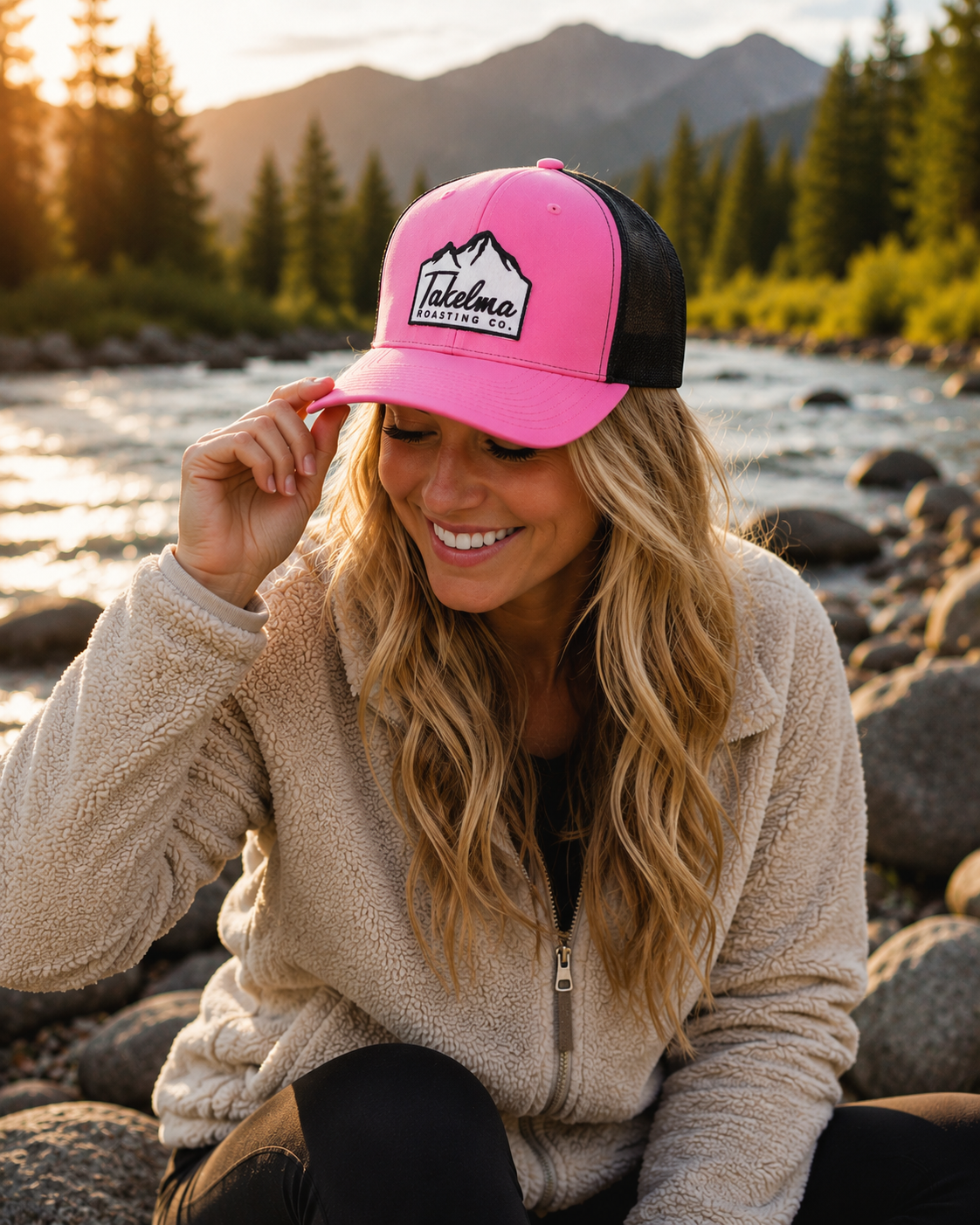 Trucker Hat Mountain Patch