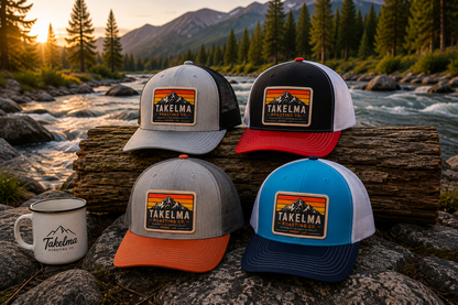 Trucker Hat Sunset Patch