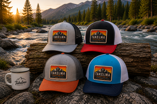 Trucker Hat Sunset Patch