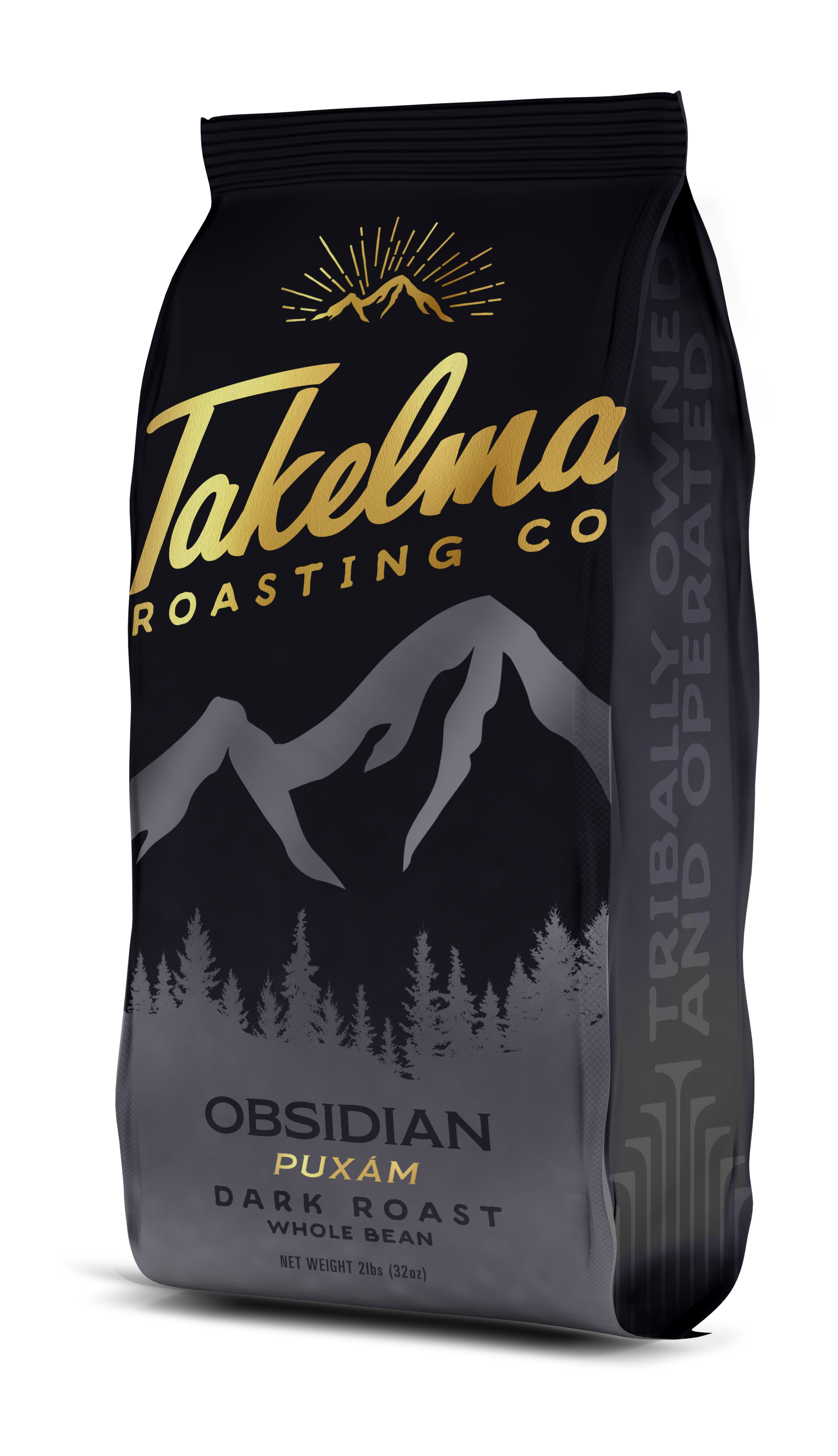 茶 moumom Obsidian Dark Roast Coffee – Takelma Roasting Co